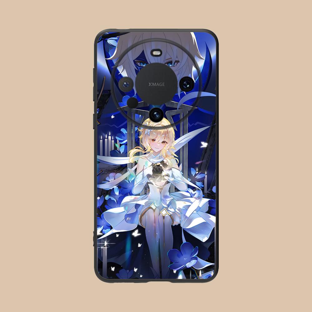 Game GI Lumine Matte TPU Mobile Phone Case for Huawei Mate 60 50 40 30 20 10 Pro Plus Lite E 5G Colorful Printing Cover