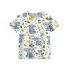 Children's Printed Round Neck Short Sleeved Casual T-shirt