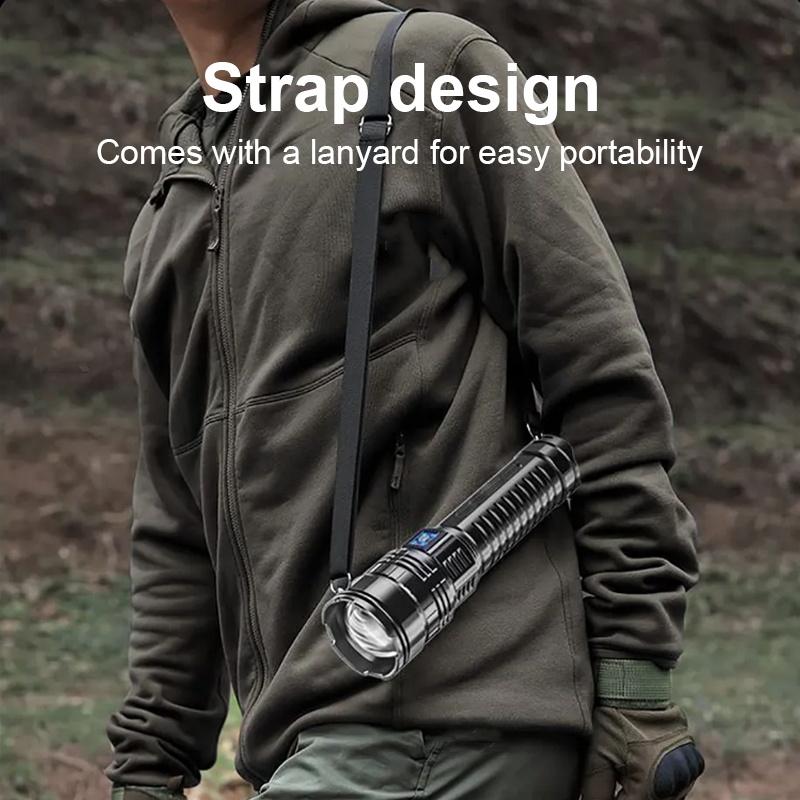 Lanterne cu LED-uri, 15000mAh, puternice, 1000W, Baterie încorporată 3*18650, Spoturi cu rază lungă de acțiune, lanternă, lumină de urgență, lanternă reîncărcabilă