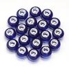 20Pcs Resin Round Large Hole Beads Imitation Cat Eye Stone Glossy Loose Beads for Jewelry Making Findings DIY Bracelet Necklace