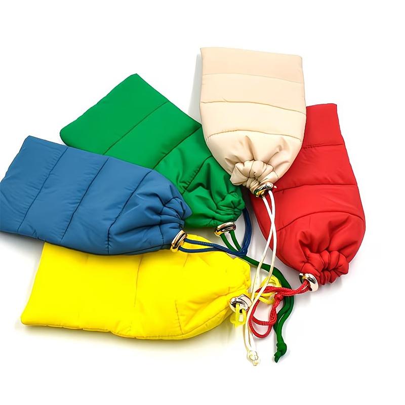 Portable Drawstring Eyeglass Storage Bag Down Cotton Eyeglass Case Mobile Phone Storage Bag Perfect For Daily Travel