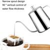 Stainless Steel Pour-over Coffee Maker Hanging Ear Hand Brewing Pot Household Long-spout Fine Mouth Kettle Drip Kettle Long Pot