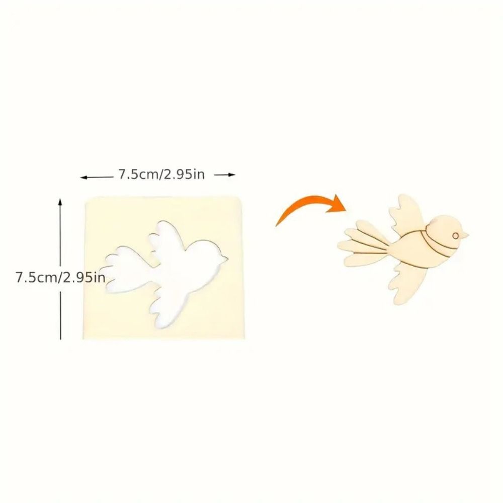 Puzzle Painting Wooden Painting Stencils for 60Pcs/set Interactive Educational Toys