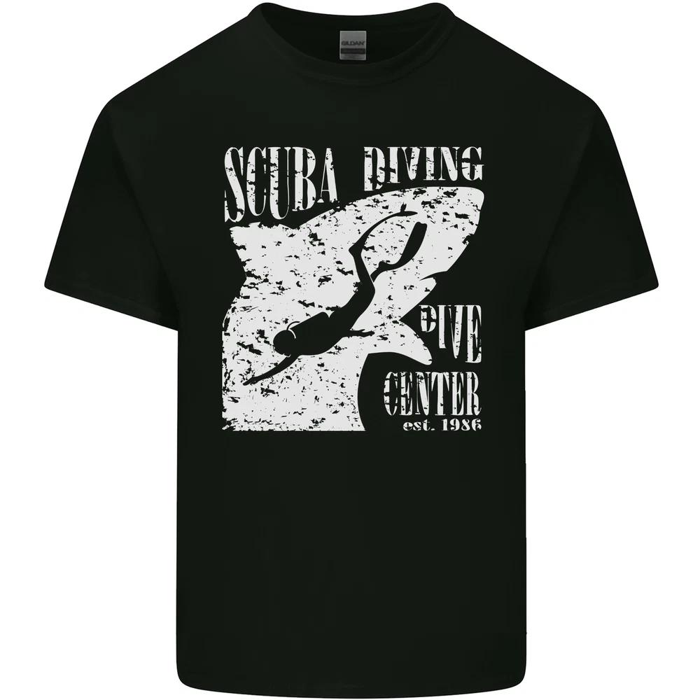 Scuba Diving Dive Center Diver Unisexs Light Cotton TShirt S