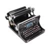 Antikk Skrivemaskin Modell Svart Retro Vintage Bærbar Manuell Håndlaget Rekvisitter Modell Dekorasjon