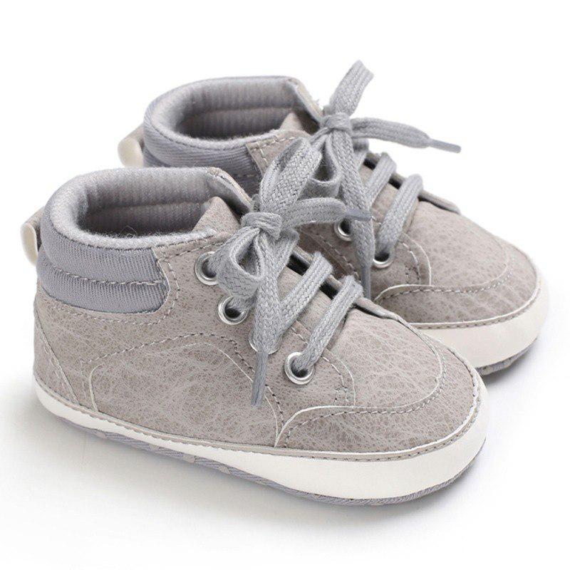 Baby Infant Shoes First Walkers Baby Shoes  Born Kids Soft Sole Non-Slip Crib Sneakers Boys Girls