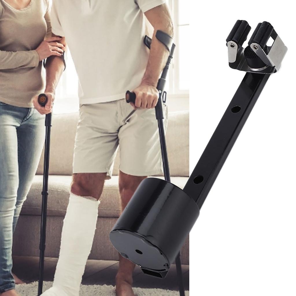 Tragbarer Gehstock Krückenhalterung Halter Ständer für Mobilitätsroller Rollstuhl Gehwagen