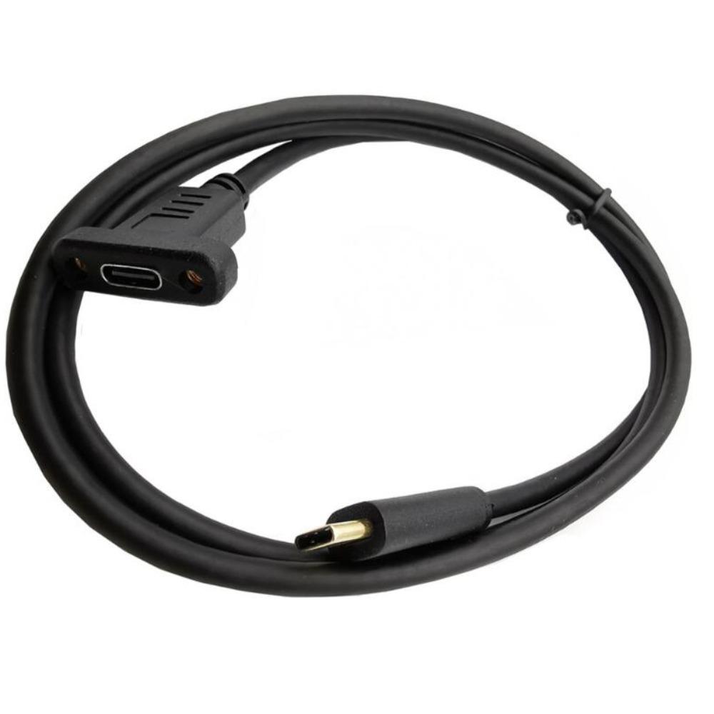 Type C USB-C Extension Line Type C Extension Cable Lock Connector Cable USB-C Male To Female Cable