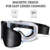 Magnetic Ski Sunglasses for Men And Women UV400 Anti-Fog Snowboard Eyewear Winter Outdoor Sports Charisma Christmas Gifts
