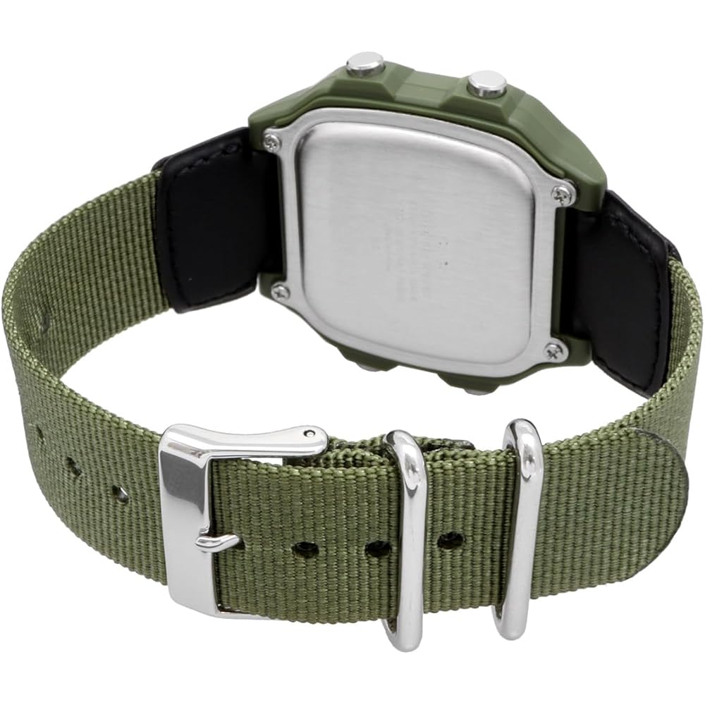 Casio World Time Digital Watch AE-1200WHB-3BV Green Resin Strap Water Resistant 100m