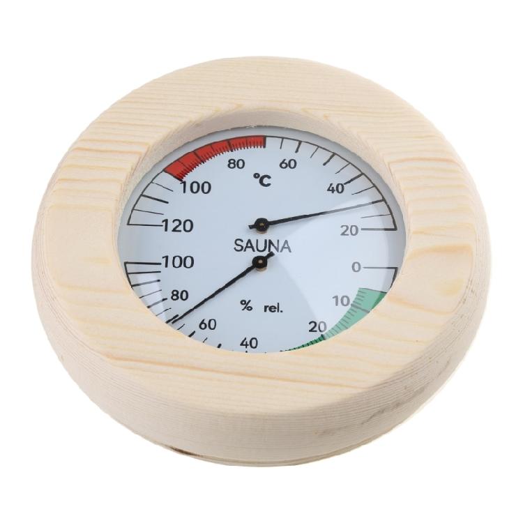 Wall Hanging Temperature Humidity Gauge Sauna Room Digital Thermo-Hygrometer