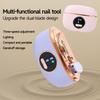 2 IN 1 Electric Nail Clipper Cutter with LED Light Automatic Nail Grinder Trimmer for Baby Adult Mini Manicure Tools Nail Care