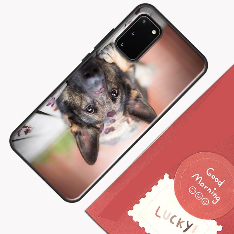 German Shepherd Dog Phone Case For Samsung Galaxy S26 S25 S24 S20 S21 S22 S23 Ultra S10 Plus S25 FE Cover Shell