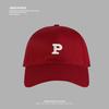 Hat Women's Simple P Letter Baseball Hat Korean Version Versatile Couple Baseball Hat Outdoor Sports Casual Sun Hat Men