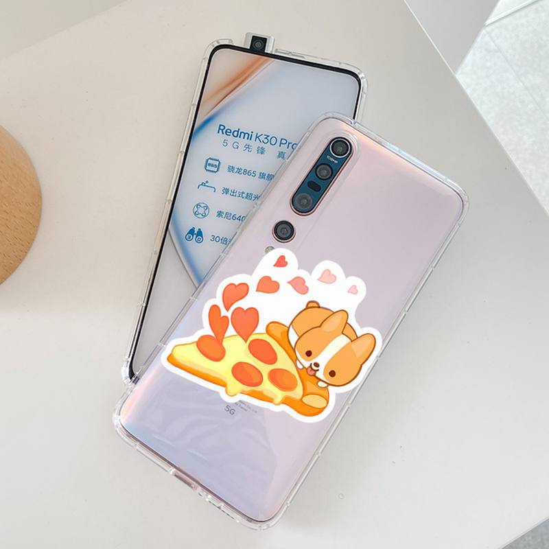 Cute Corgi Phone Case for Samsung A12 21 30 31 51 52 70 71 for Redmi8 9 10 for Honor10 70 50 Clear Case