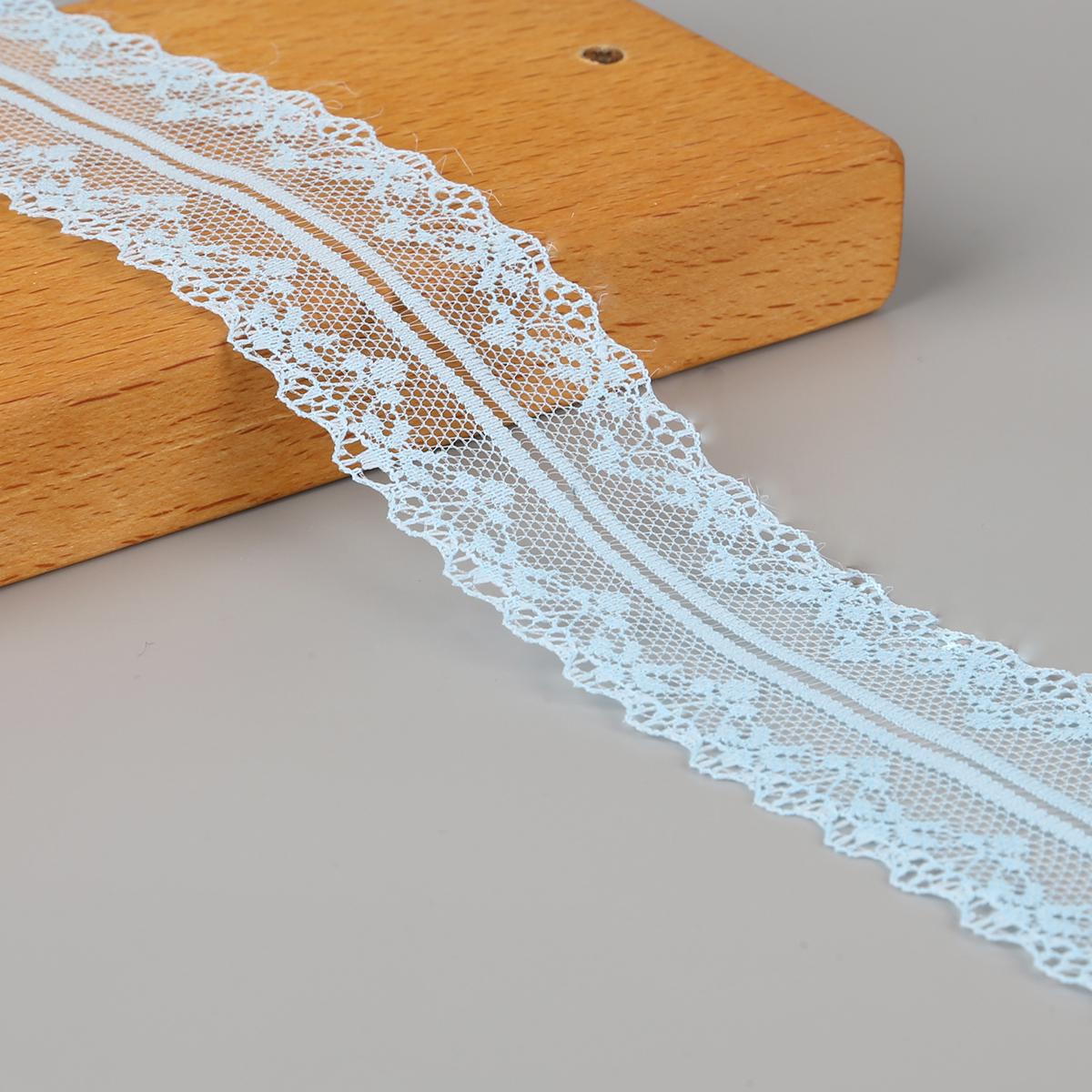 

10 ярдов/пакет полиэстер кружева DIY одежда аксессуары для волос ткань ручной работы Width: 4 cm Length: 9 m