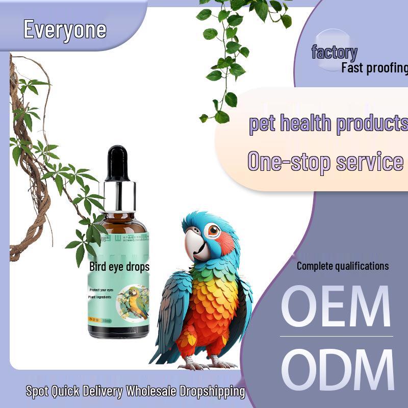 

Parrot Pigeon Cockatiel Eye Care Drops - Soothes Tearing & Discomfort