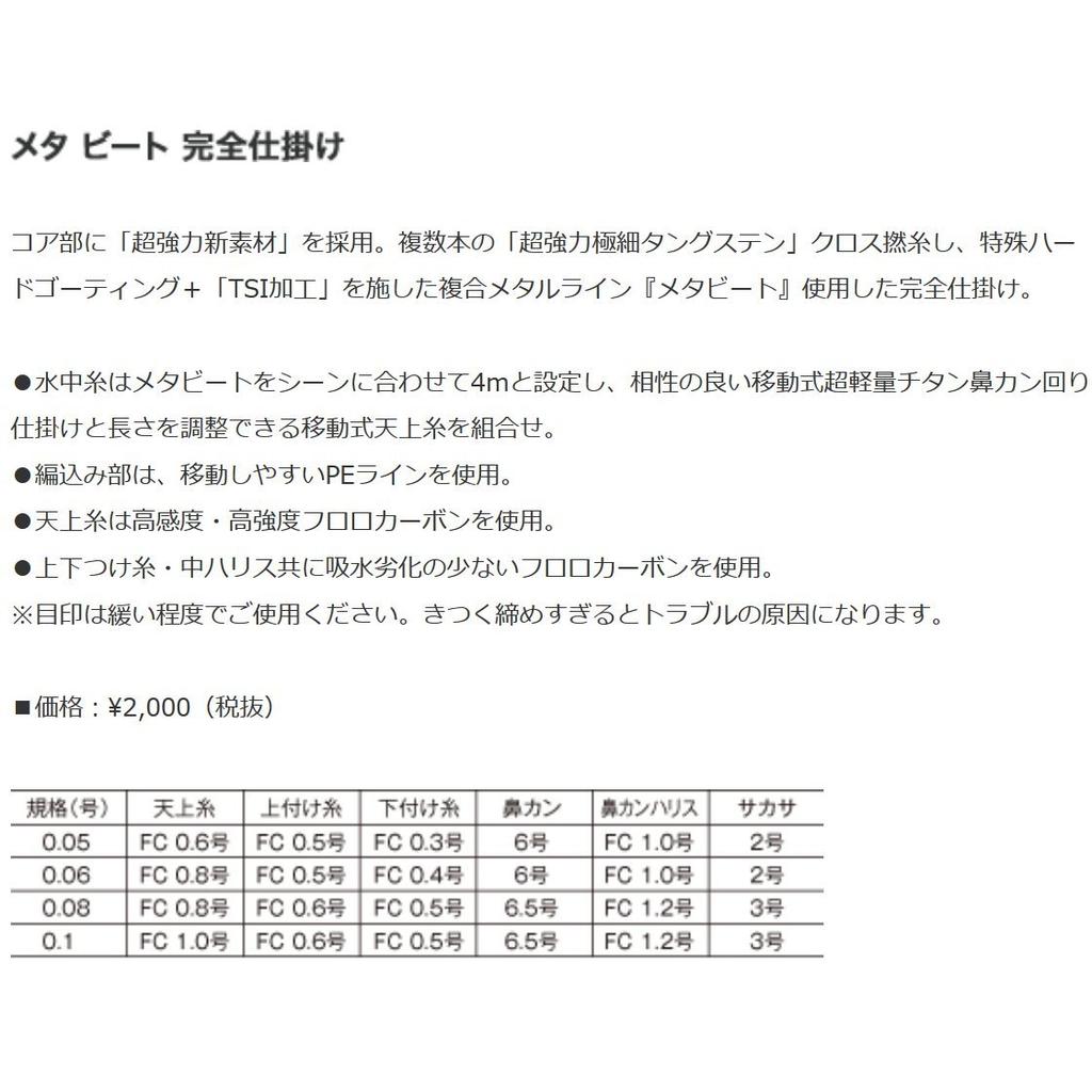 Hokuetsu Industries Metabeat Complete Rig 0.06
