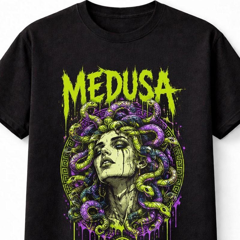 Medusa Greek Mythology Gorgon Snake Queen Unisex TShirt