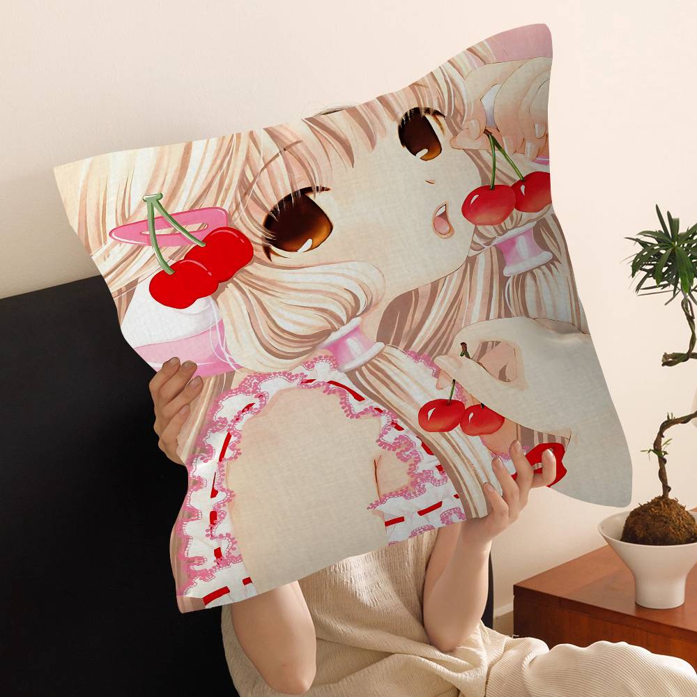 C-Chobits Мультяшная Подушка Подарок Декор для Дома и Офиса Подушка для Спальни Дивана Автомобиля Наволочка 30cmx30cm