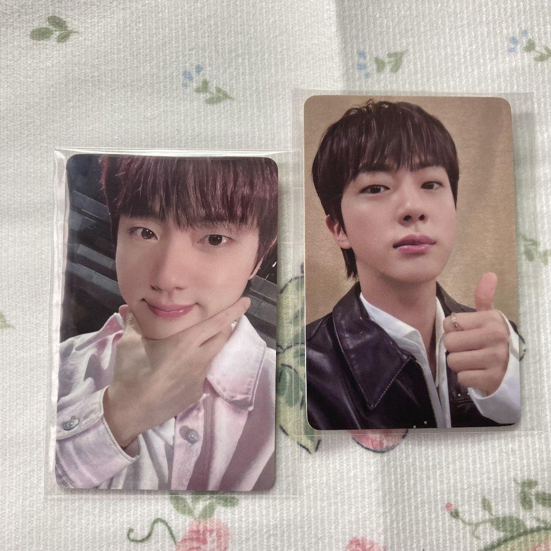 

[USED] BTS HAPPY weverse JIN Bonus trading card Bangtan Boys 2 pieces