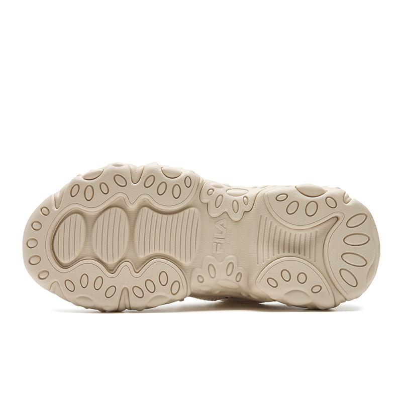 FILA FLUID 6 Cushioning Abrasion Resistant Coverage Lightweight Low top Chunky Sneakers Women's Sweet Corn Yellow F12W612137FSM