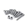 Eyeglass Sunglass Watch Repair Stainless Steel Screws Nuts Tool Kit   Nose Pad  Screwdriver