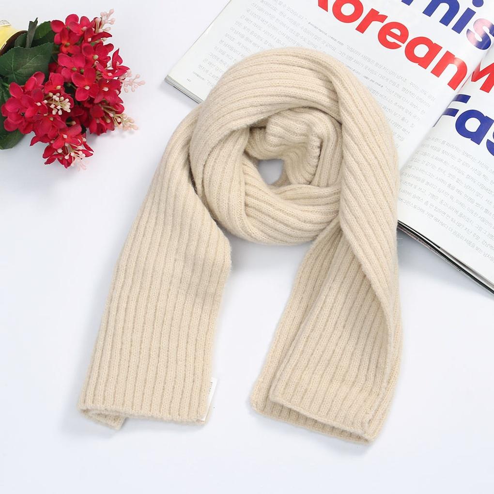 Golji Knit Scarf Unisex Couple Short Winter Muffler