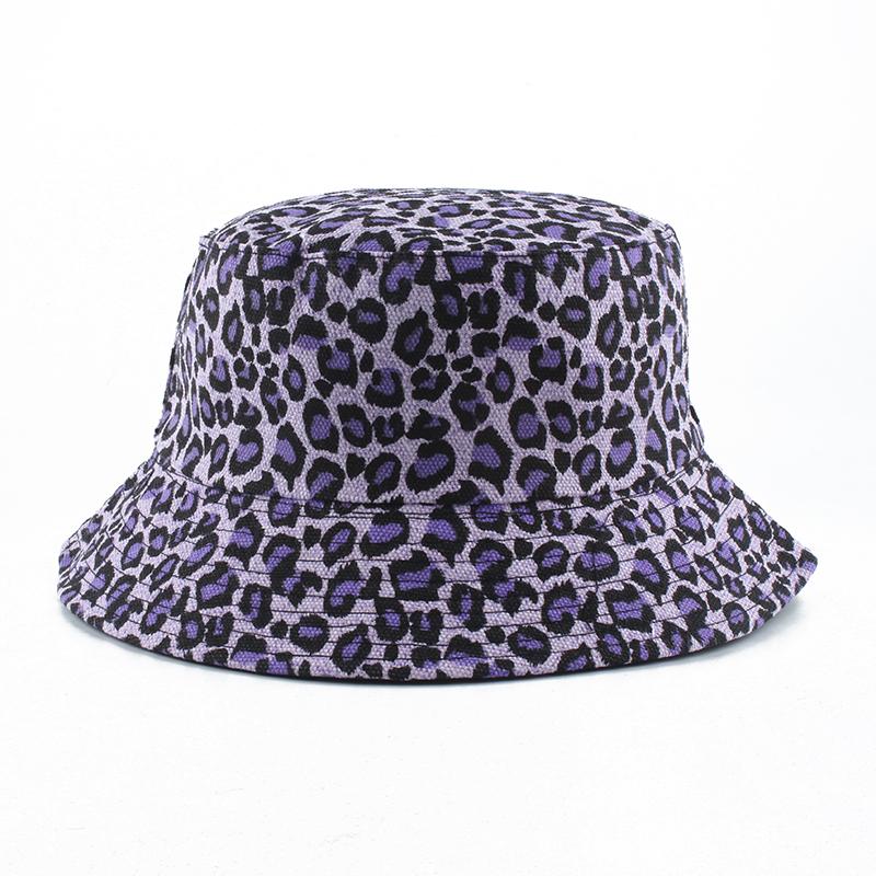 2026 Leopard Print Bucket Hat Reversible Fisherman Hat Outdoor Travel Panama Hat Sun Cap Hats For Men and Women