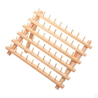 60 Spool Thread Rack for Sewing Quilting Embroidery Threads Mini Cones - Can Be Painted or Stained