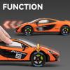 1/24 McLaren P1 GTR Supercar Alloy Diecast Model Car Sound and Light Pull Back Children's Toy Car Classic Ornaments Collection