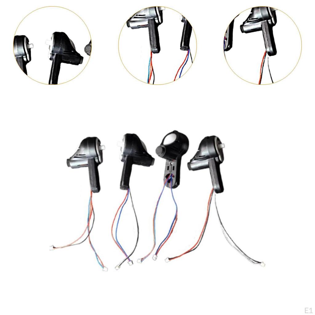 4 Pieces Motor Arm Set RC Drone Components Parts for K7 S97 Replacements, Lightweight DIY Accs