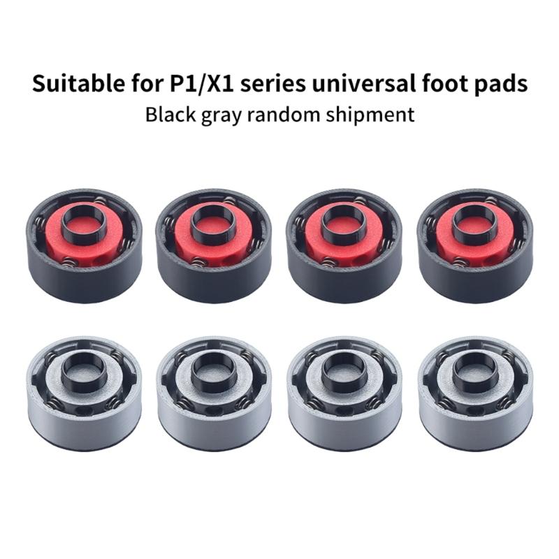 Precise Spring Calibrated Vibration Dampening Pad with Upgraded Gripper Design for Printer Stability for X1/P1 Printer