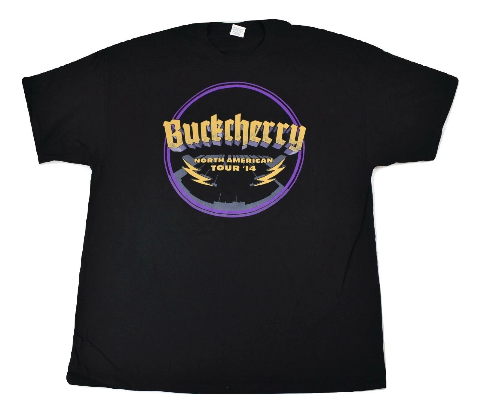 Buckcherry Mens North American Concert Tour 2014 Black Shirt New XL, 2XL XL