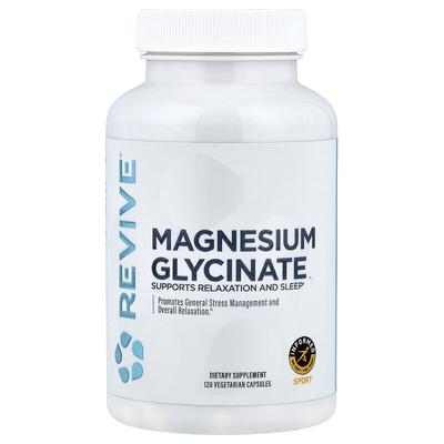 Magnesium Glycinate, 120 Vegetarian Capsules (100 Mg Per Capsule)