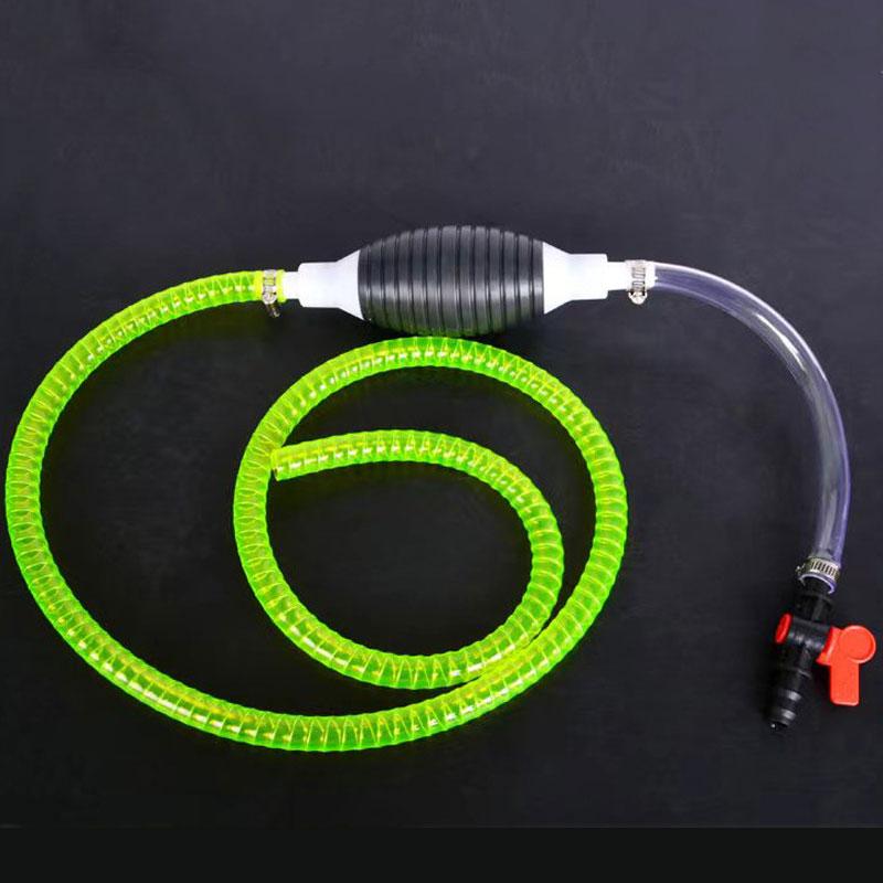1/1.5m Car Fuel Pump Kit Cut Pipe Manual Hand Suction Pipe Pumping Durable Universal for Liquid Petrol Tuning Fuel Diesel Pump