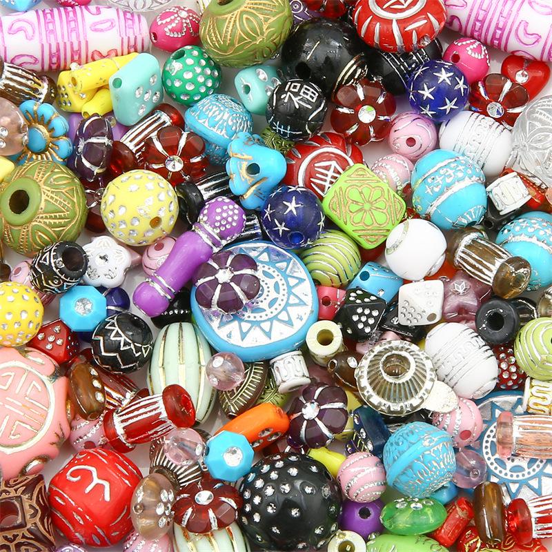 Vintage Baroque Acrylic Beads Blind Box: DIY Necklace & Pendant Accessories