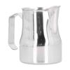 Milchaufschäumkännchen 304 Edelstahl Milchkännchen Kaffeeaufschäumkännchen Latte Art Kännchen zur KaffeezubereitungSilber 350ml