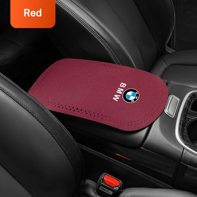 LXXM7 Car Armrest Box Mats For BMW 1 3 5 7 Series X1 X3 X4 X5 F10 F15 F16 F20 F30 F18 F25 M3 M4 E34 E82 Center Console Cover Protector