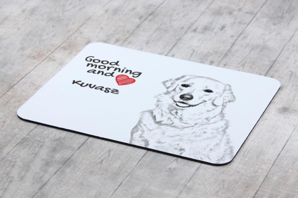 Kuvasz – Mouse pad with print, personalized dog-themed mouse pad | Art-Dog