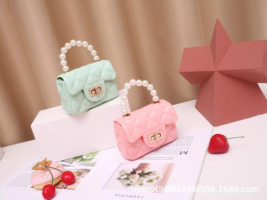 New jelly bag ladies handbags pearl portable jelly bag