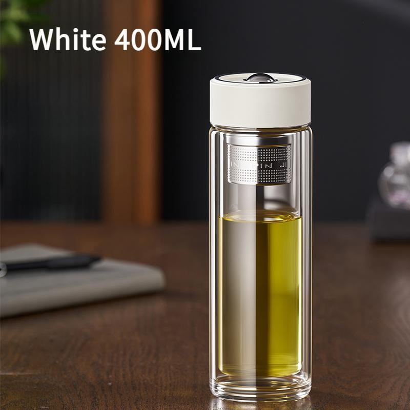 GIANXI High Appearance Level Magnetic Tea Separation Cup 2025 New Men's Office Double Glass Water Cup Magnetic Bomb Tea Cup