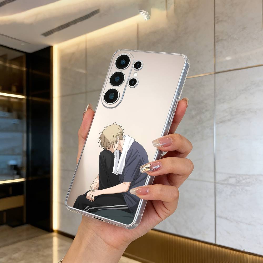T-Tsumugi- Rintaro Phone Case For Samsung S25,S24,S21,S22,S23,S30,Ultra,S20,Plus,Fe,Lite Transparent Cover