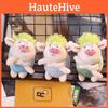 Small Adorable Cartoon Pig Plush Keychain Green Soft Toy For Handbags