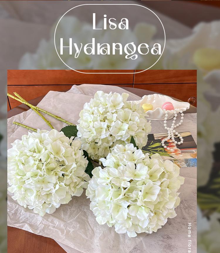 3D Printed Lisa Hydrangea Artificial Flowers, 144 Pieces for Floral Arrangements, Weddings, DIY Decorations, or Simulation Displays.