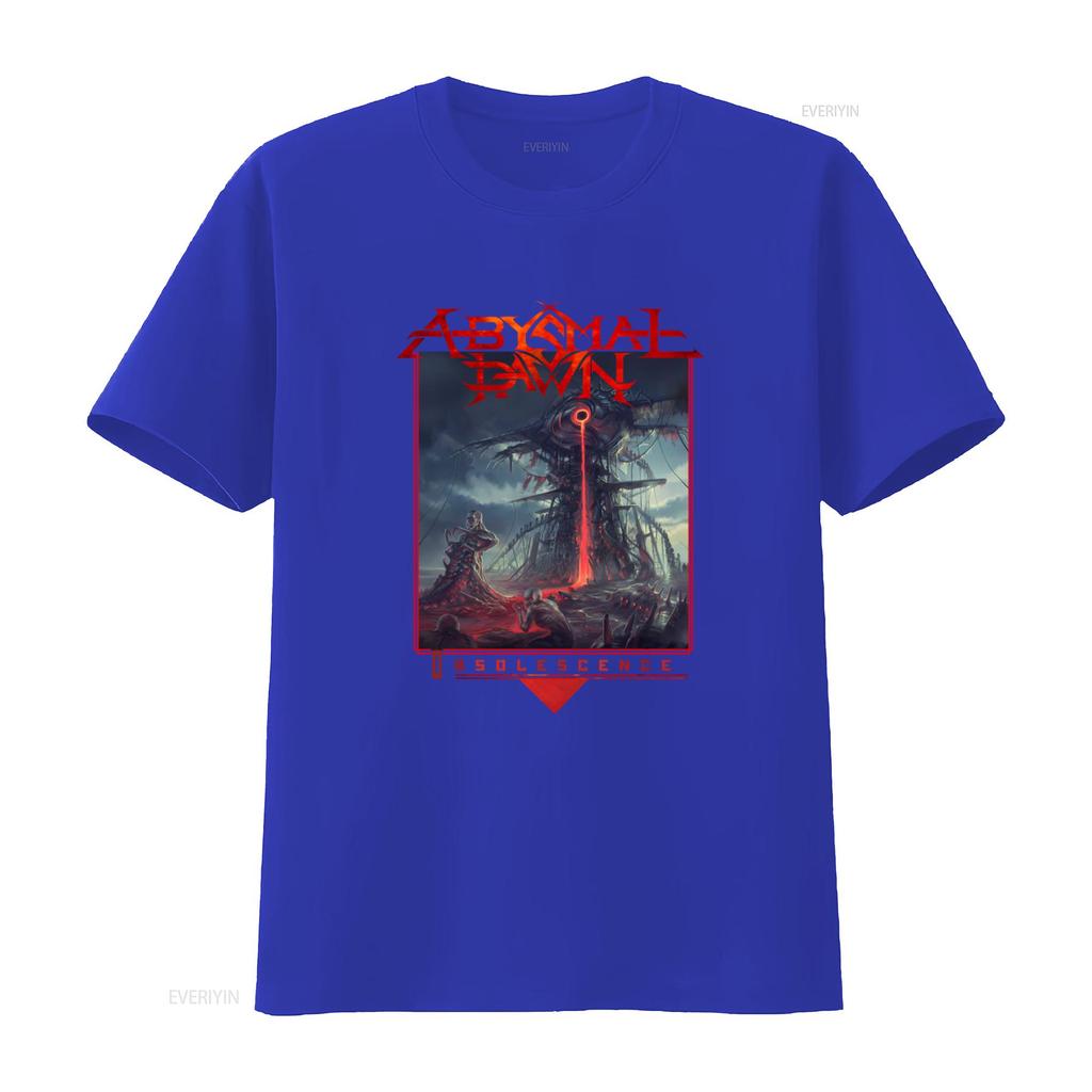ABYSMAL DAWN Obsolescence T Shirt Dark Gothic and Edgy Design for Metal Fans vintage Washed graphic Comfortable