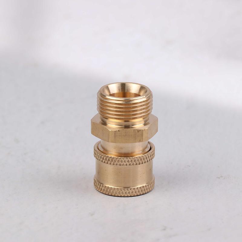 High Pressure Stainless Steel Washer Adapter Set Quick Connect Kit M22 14Mm/15Mm To 3/8 Inch Metric Fittings