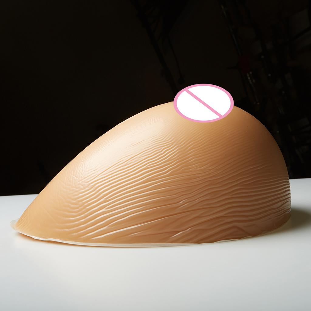 300-1600g Water Drop Shape Silicone Breast Forms Fake Boobs Breast for Cross Dresser Beauty