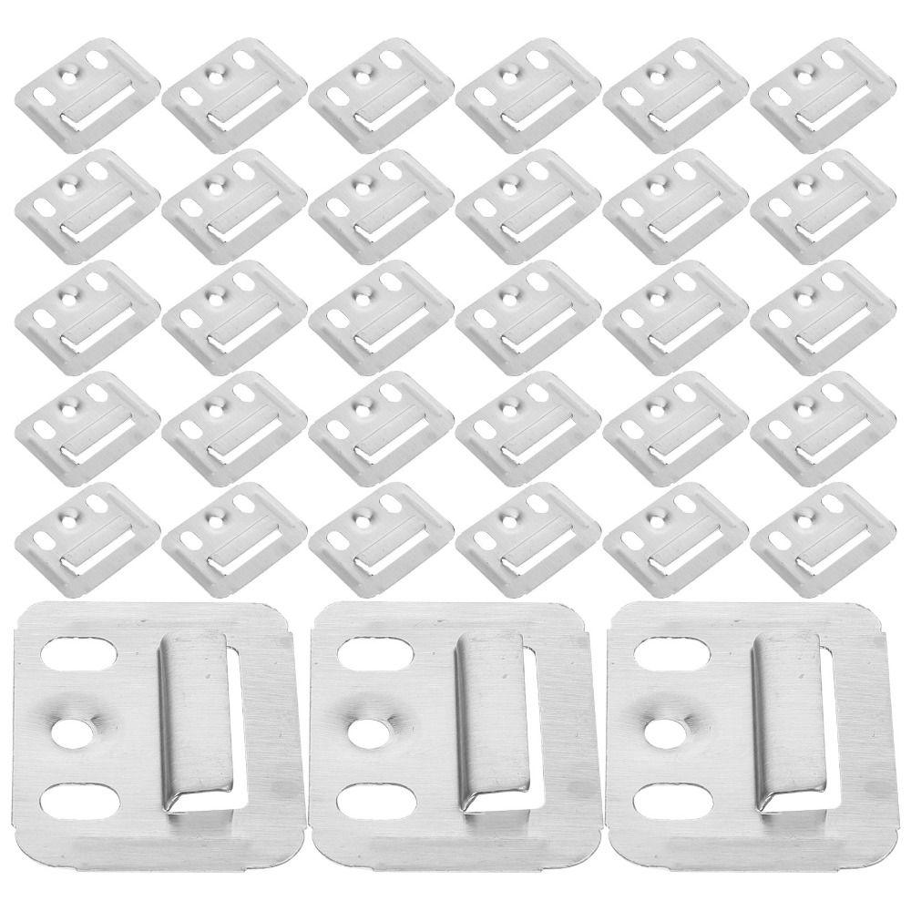 100Pcs Rust Resistant Wall Panel Clips Galvanized Steel Wall Panel Fixing Clamps  Ceiling Cladding