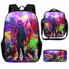 Spider-Man School Bag Lunch Bag Pencil Bag Elementary School Backpack Cartoon Peripheral Backpack Children's Bag Three-piece Set